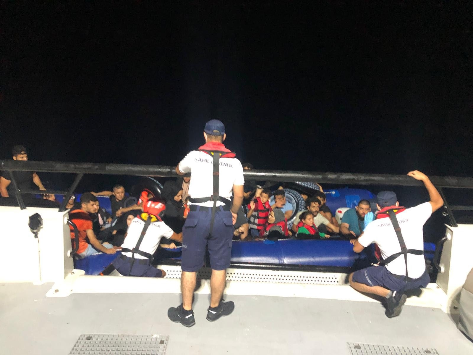 Bodrum'da 73 kaçak göçmen yakalandı