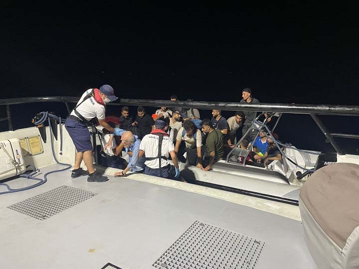 Bodrum'da 73 kaçak göçmen yakalandı