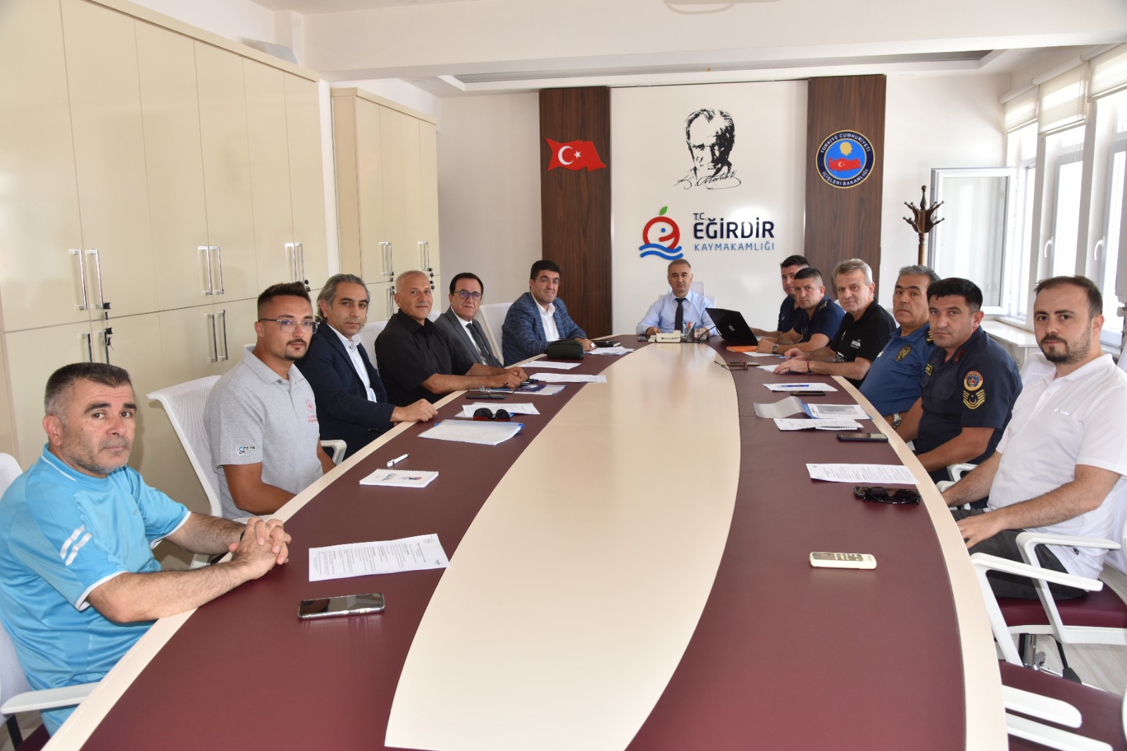 Eğirdir Triatlonu'nda ilk