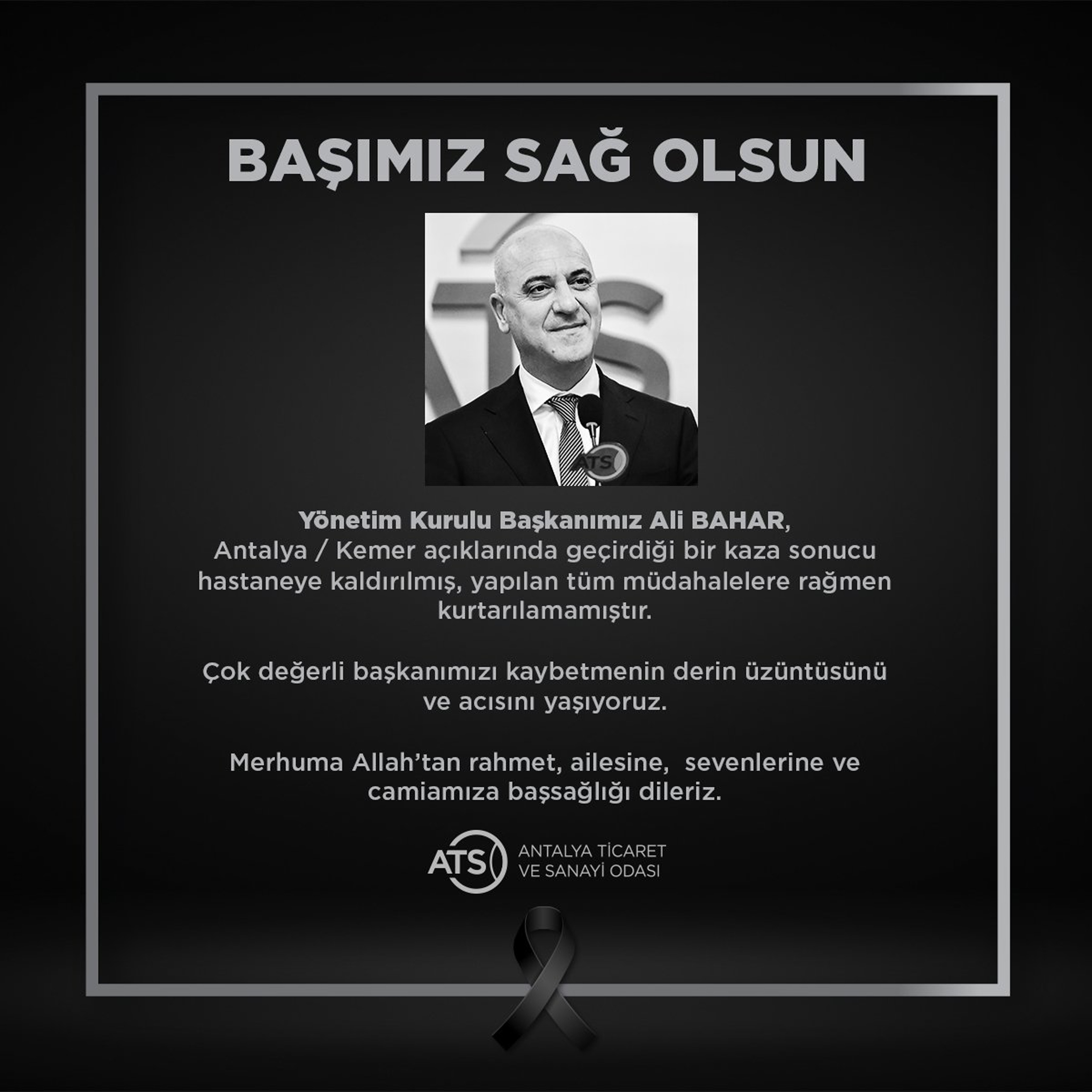 Hayatını kaybeden ATSO Başkanı Ali Bahar'ın kazası nasıl gerçekleşti?