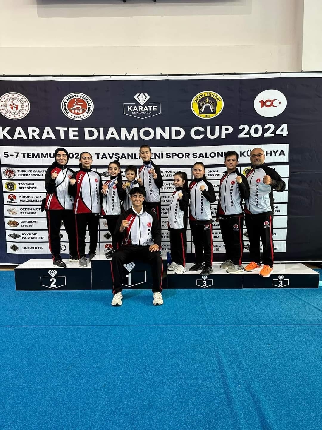 Karate Diamond Cup 2024'e Ispartalı sporcular damga vurdu