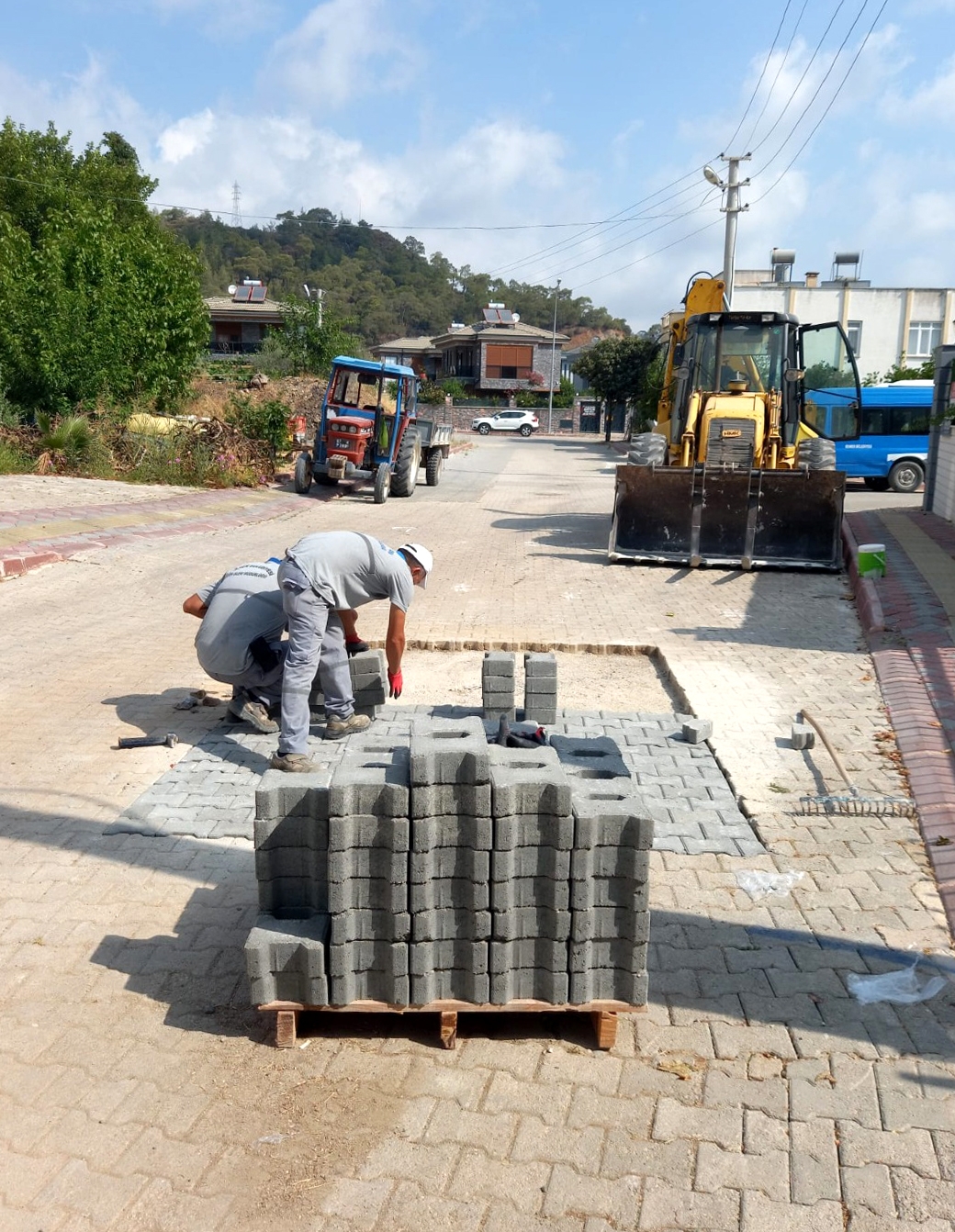 Kemer'de altyapı çalışmaları
