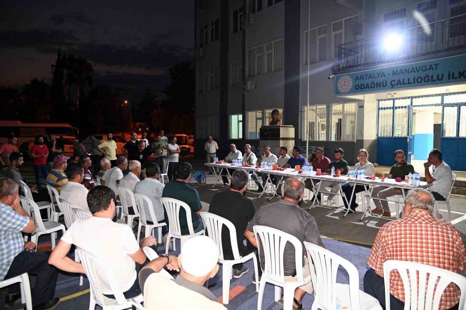Manavgat'ta halk buluşmaları başladı