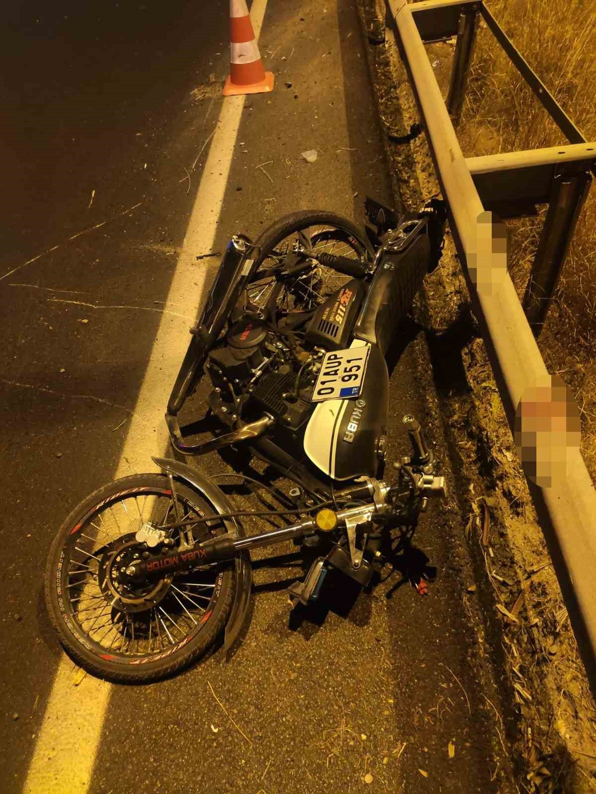 Manavgat'ta motosiklet kazası: 1 yaralı
