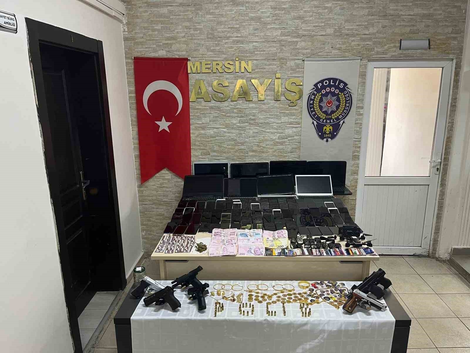 Mersin merkezli dolandırıcılık operasyonu: 57 gözaltı