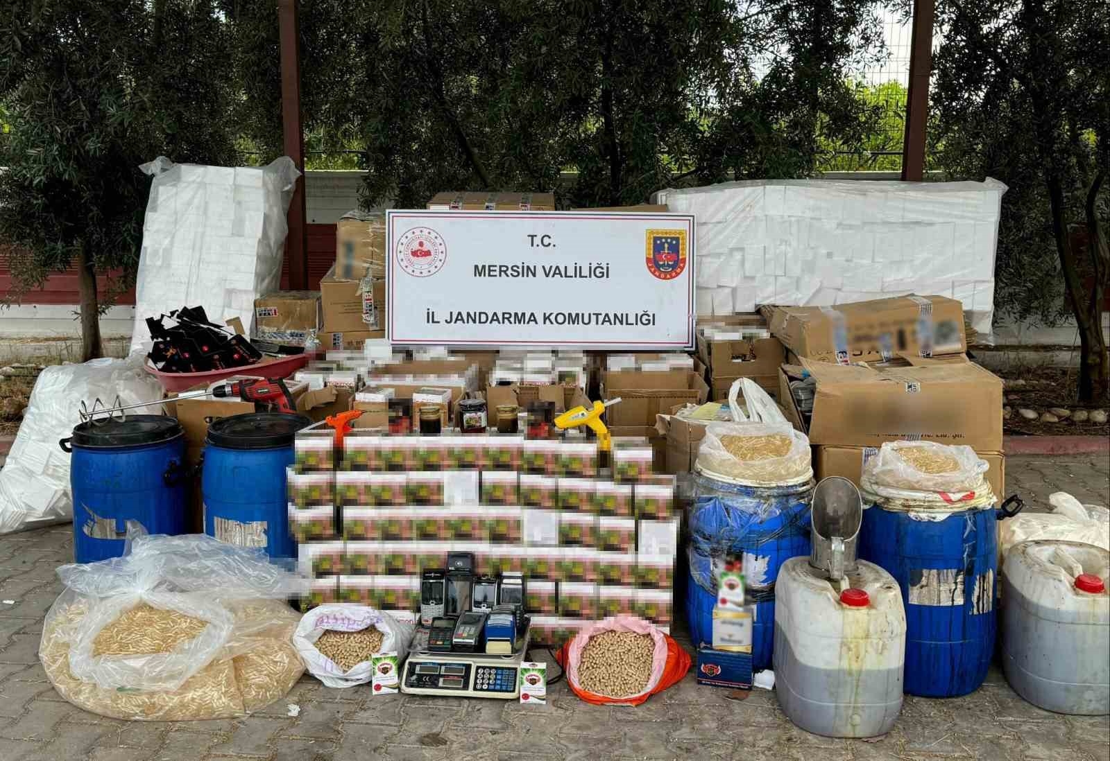 Mersin'de sahte ilaç yapan 2 şüpheli yakalandı