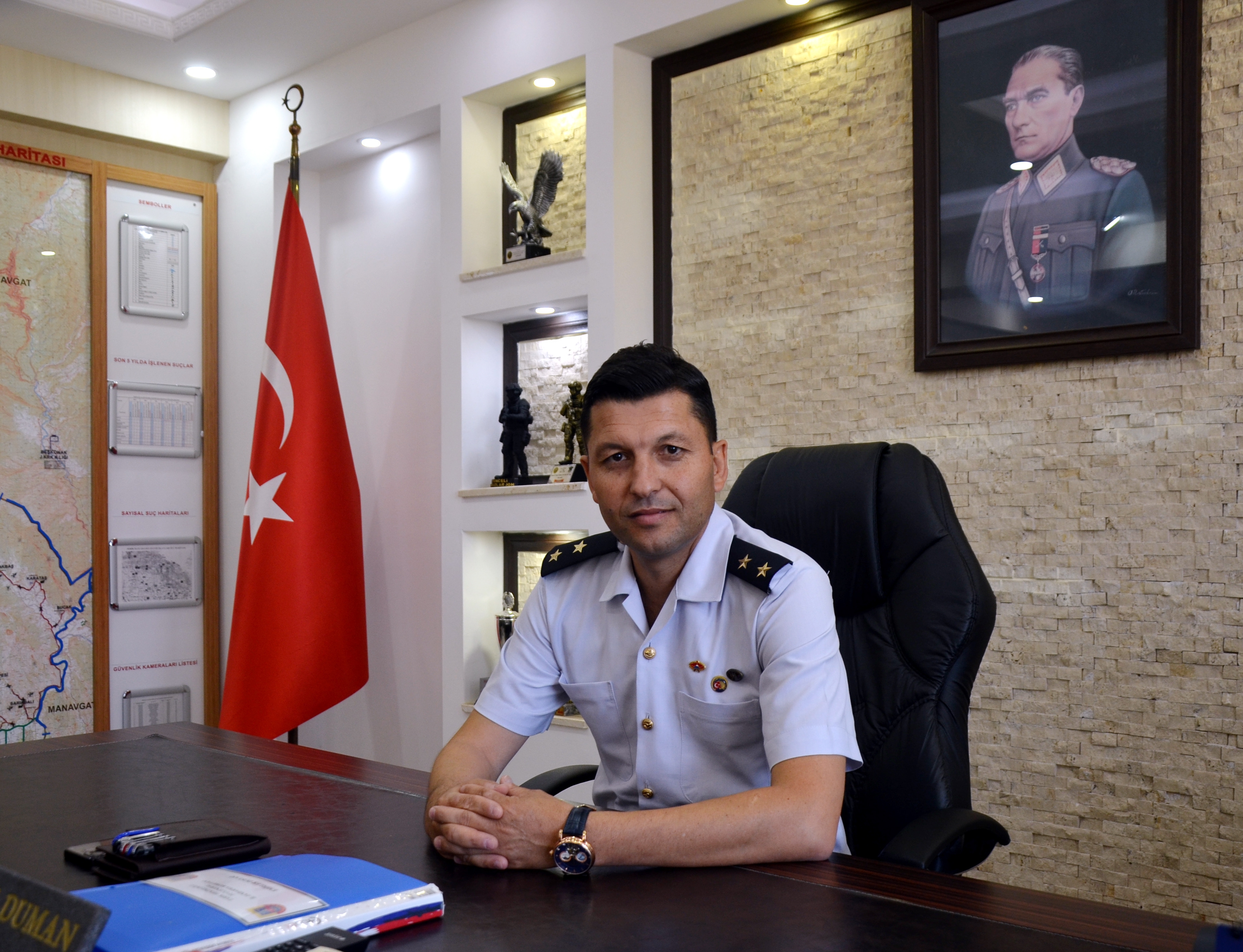 Serik Jandarma Komutanı Duman göreve başladı