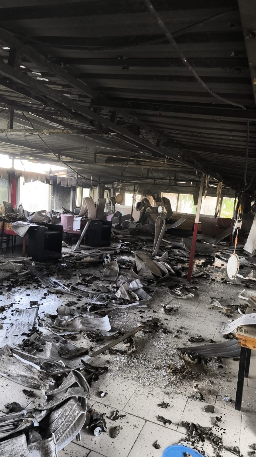 Tarsus'ta restoranda yangın