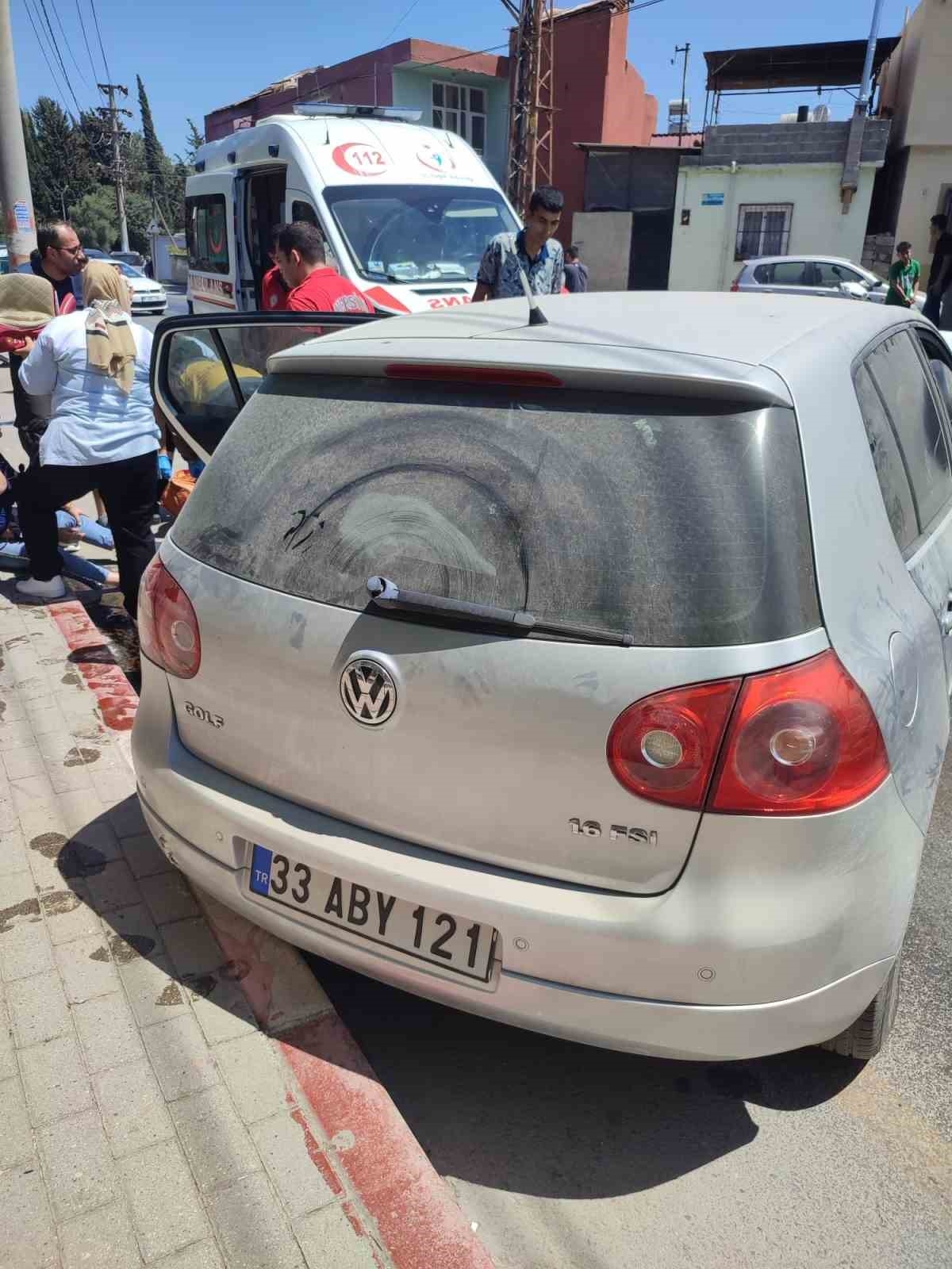 Tarsus'ta trafik kazası: 2 yaralı