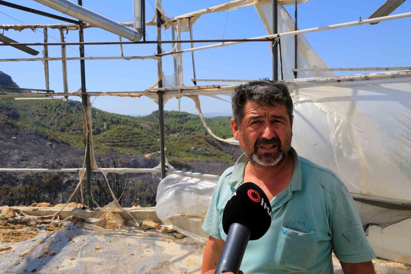 Yangının içinde kalan vatandaşlar o anları anlattı