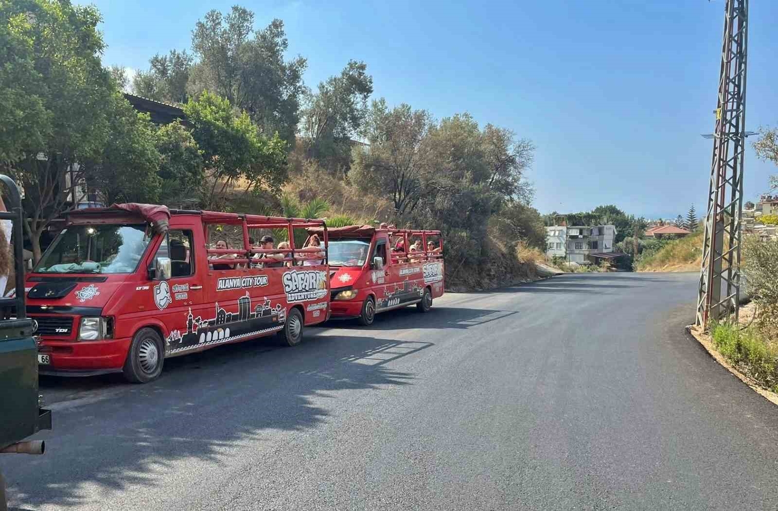 Alanya'da safari araçları denetlendi