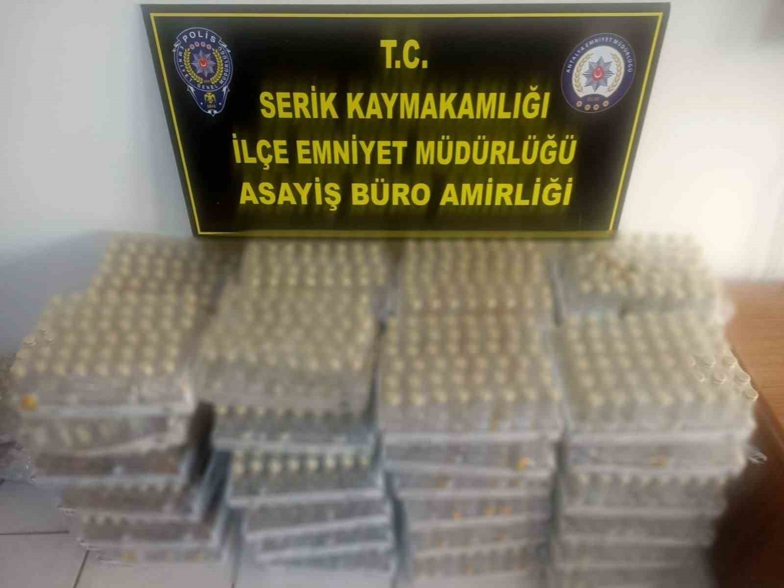 Antalya'da kaçakçılık operasyonu
