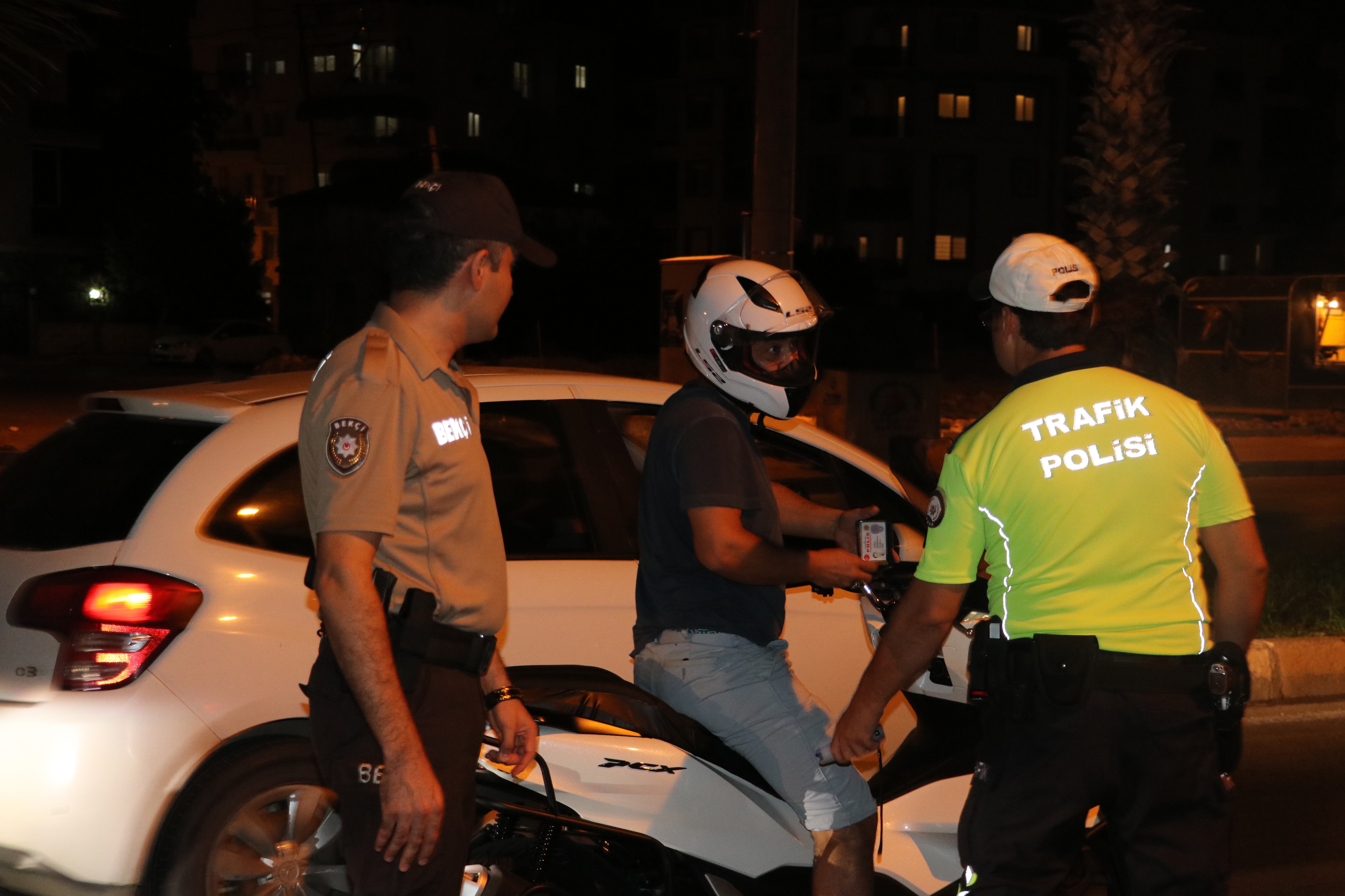 Antalya'da trafik denetimi