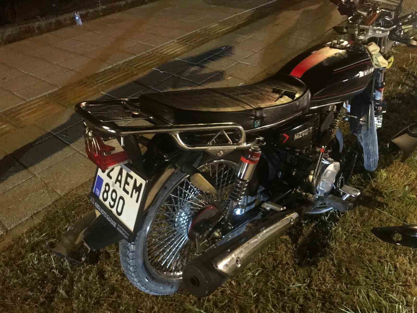 Manavgat'ta motosiklet kazası: 1 yaralı