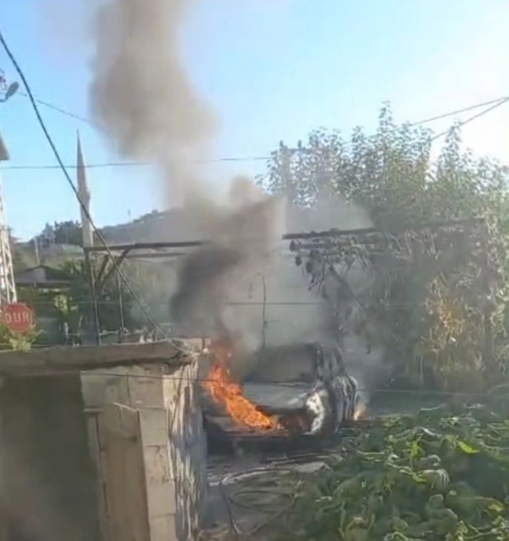 Mersin'de bir şahıs evini ve aracını yaktı, intihara teşebbüs etti