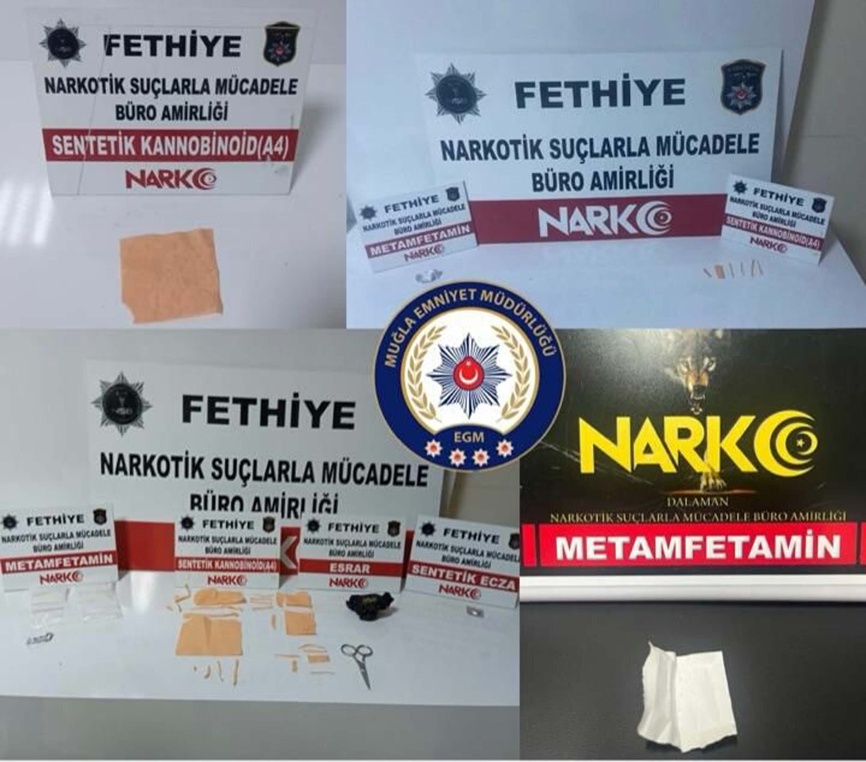 Muğla'da uyuşturucu operasyonlarında 4 tutuklama