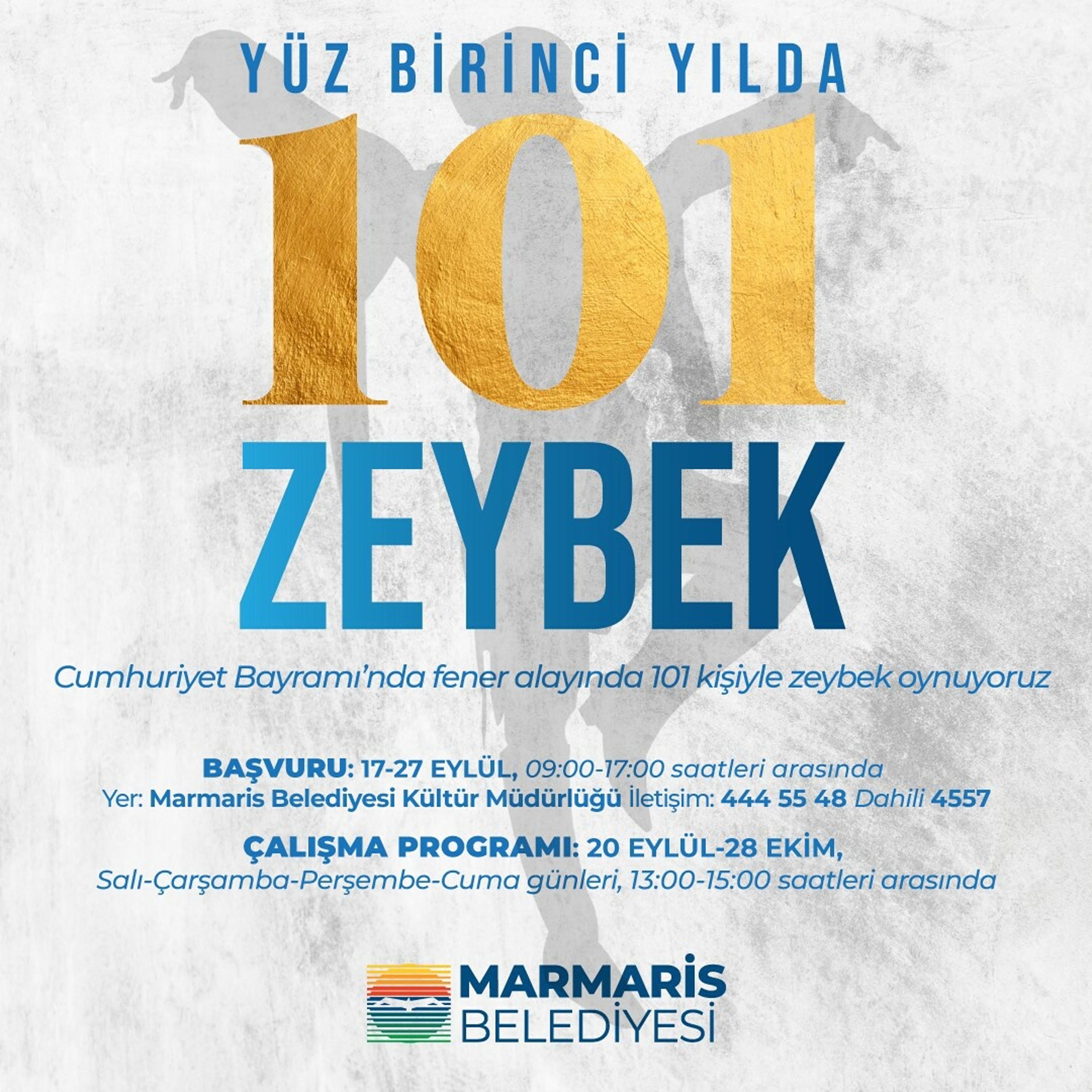 101'inci yılda özel zeybek gösterisi