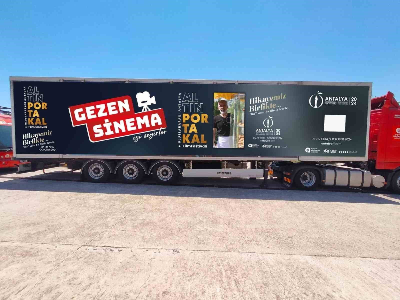 Altın Portakal'ın habercisi sinema tırı yolculuğuna başlıyor