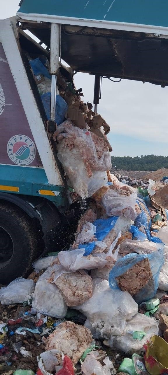 Antalya'da 17 ton bozuk tavuk ele geçirildi