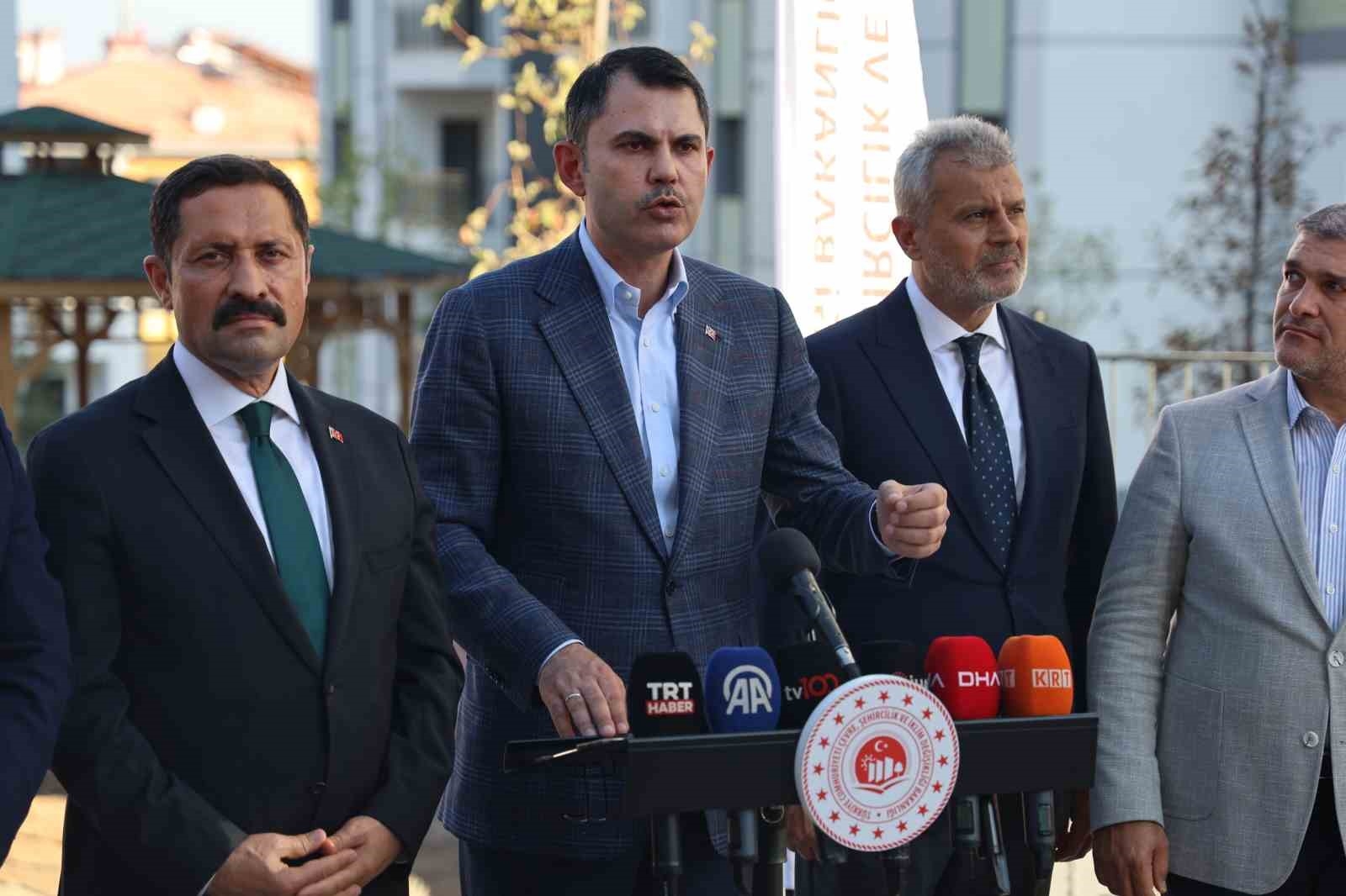 Bakan Kurum: "Konut teslim sayımız 101 bin 254'e ulaşmıştır"