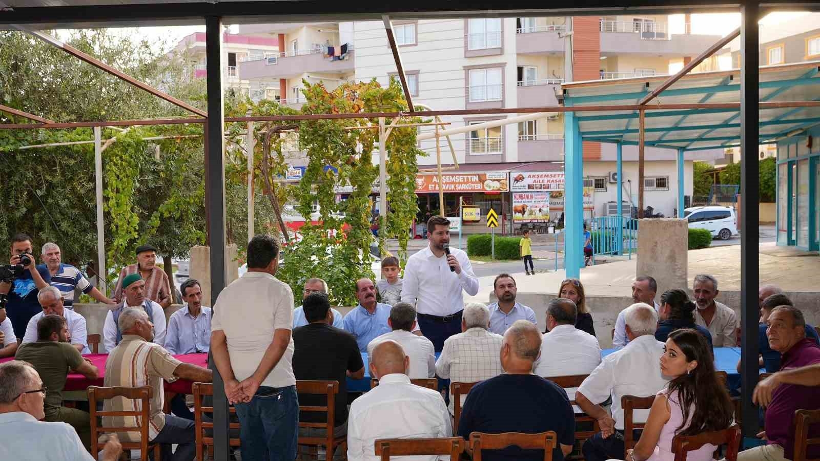 Başkan Boltaç: "Tarsus'un her köşesinde vatandaşlarla buluşmaya devam edeceğim"