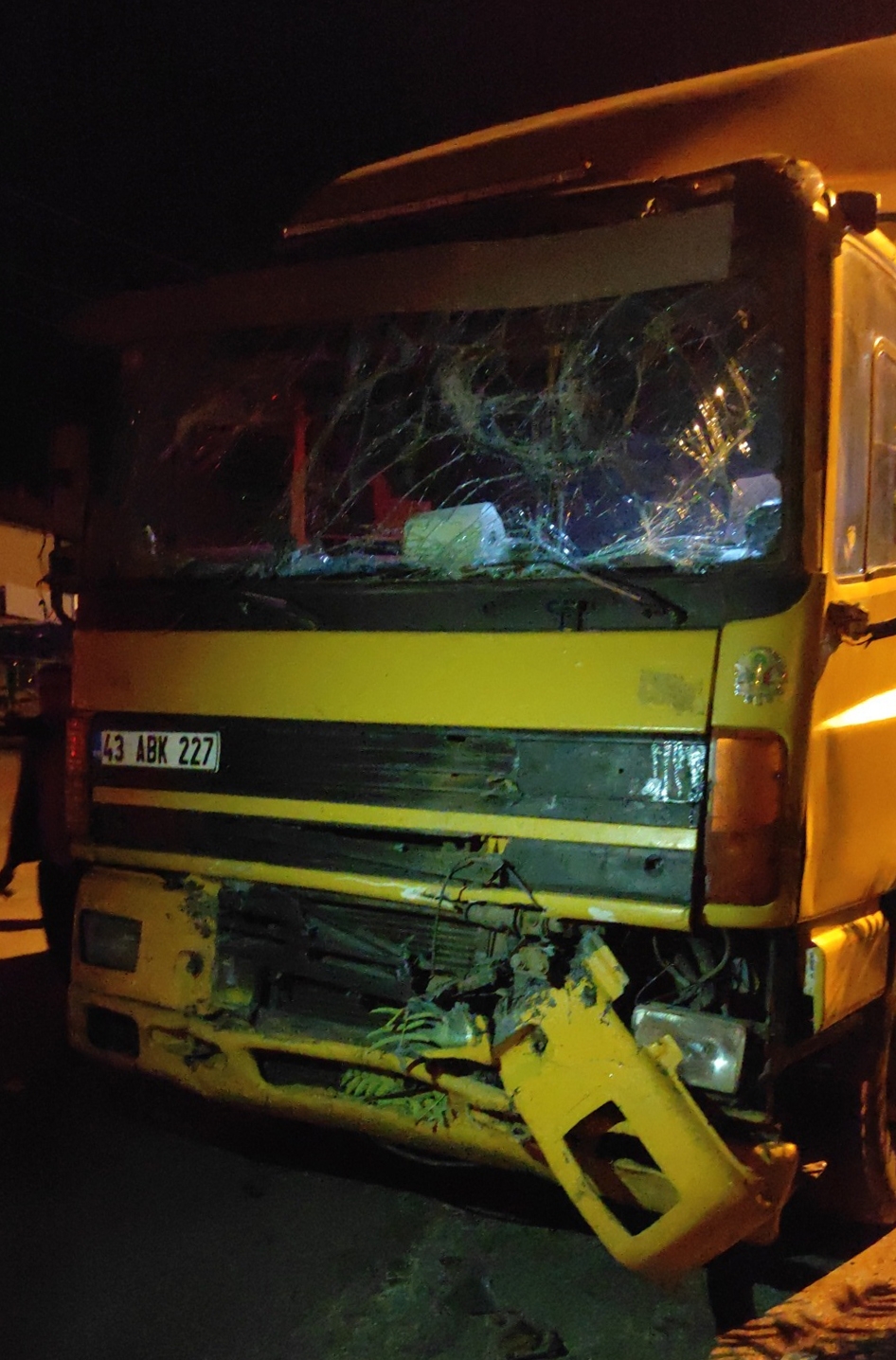Freni boşalan TIR caddeyi savaş alanına çevirdi