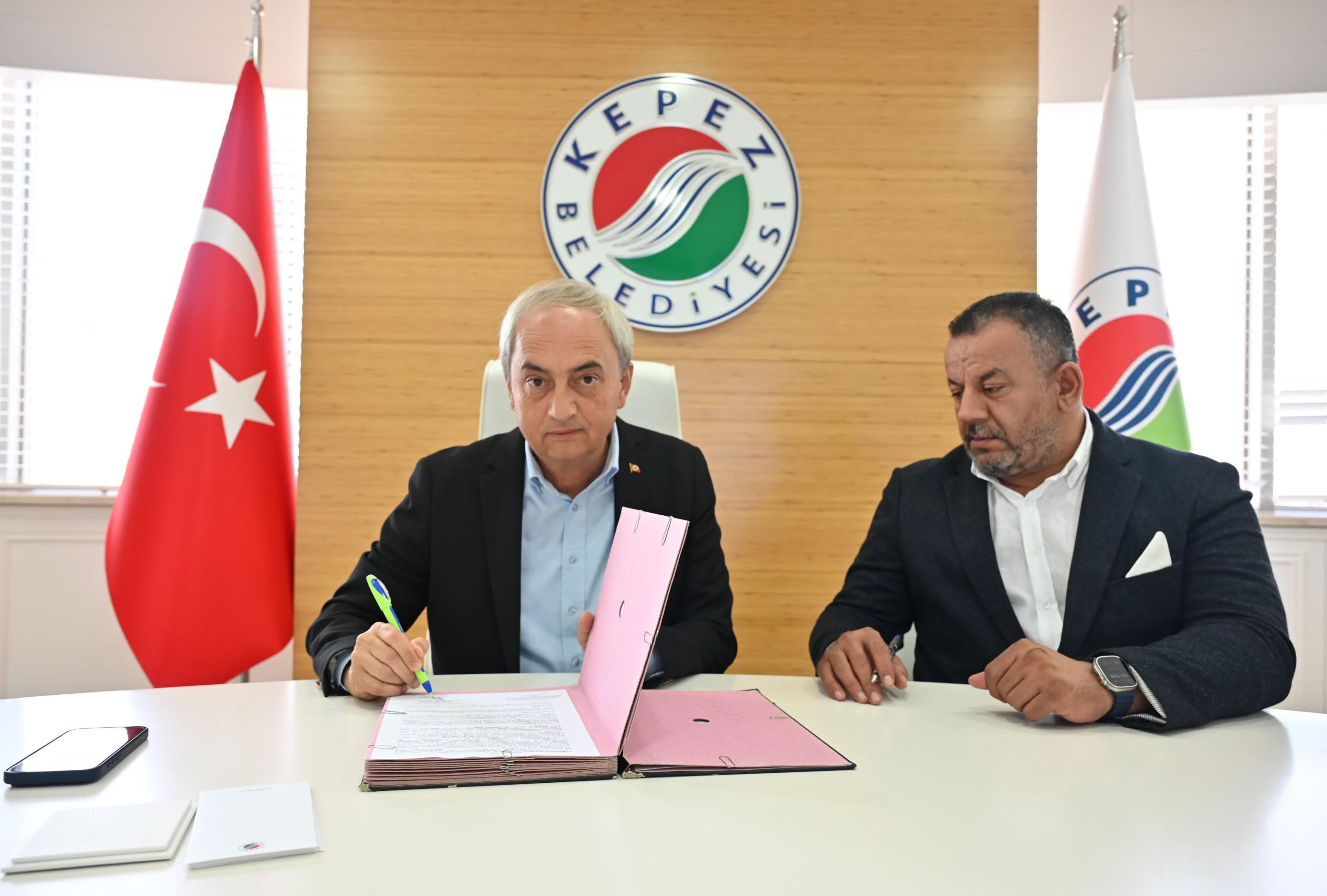 Kepez'e taziye ve semt evi protokolü