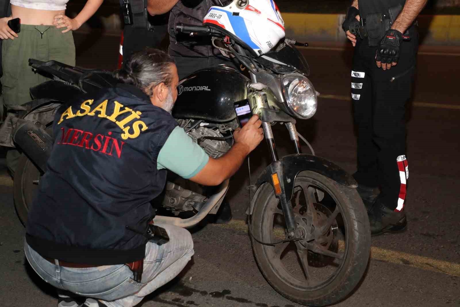 Mersin'de motosiklet sürücülerine 859 bin 290 TL ceza kesildi