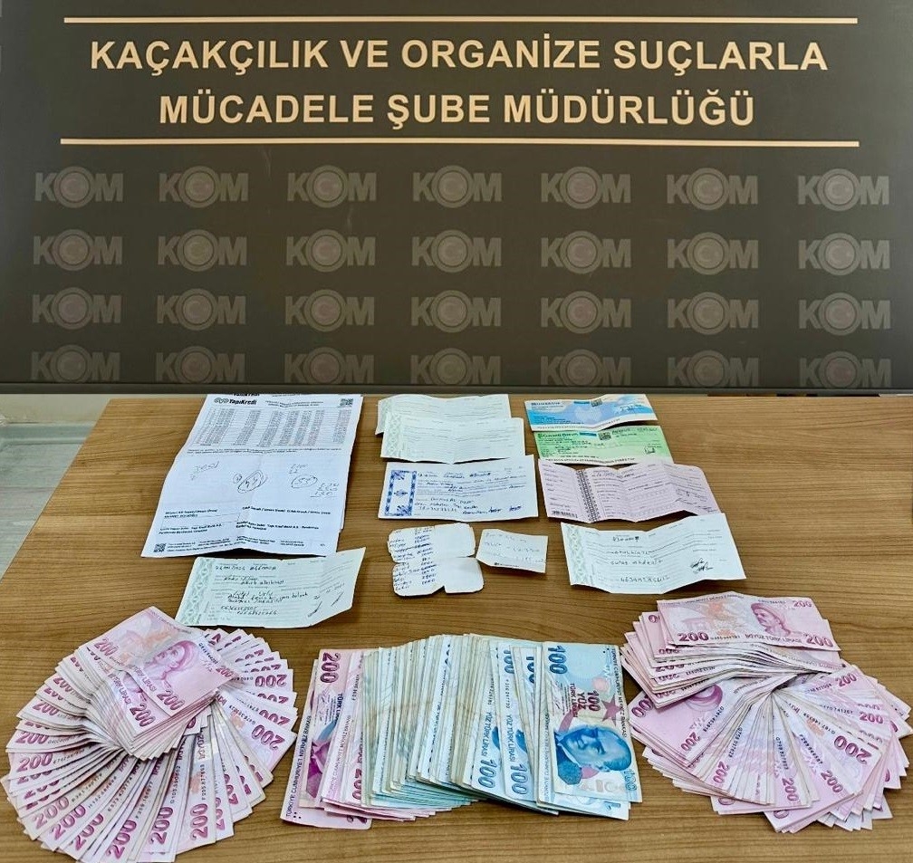 Mersin'de tefecilik yapan bir şüpheli tutuklandı