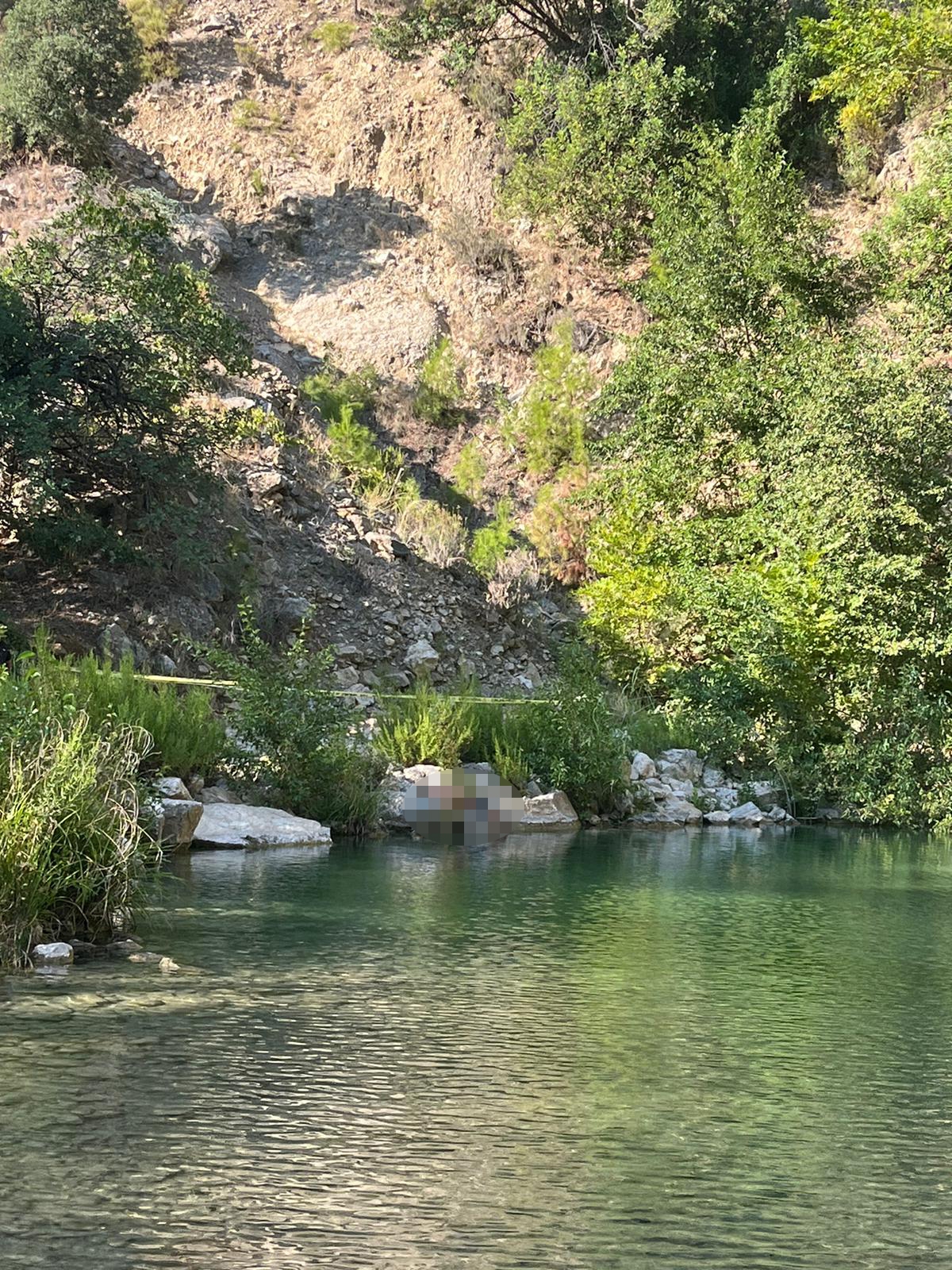 Şelalede suya giren İranlı boğuldu
