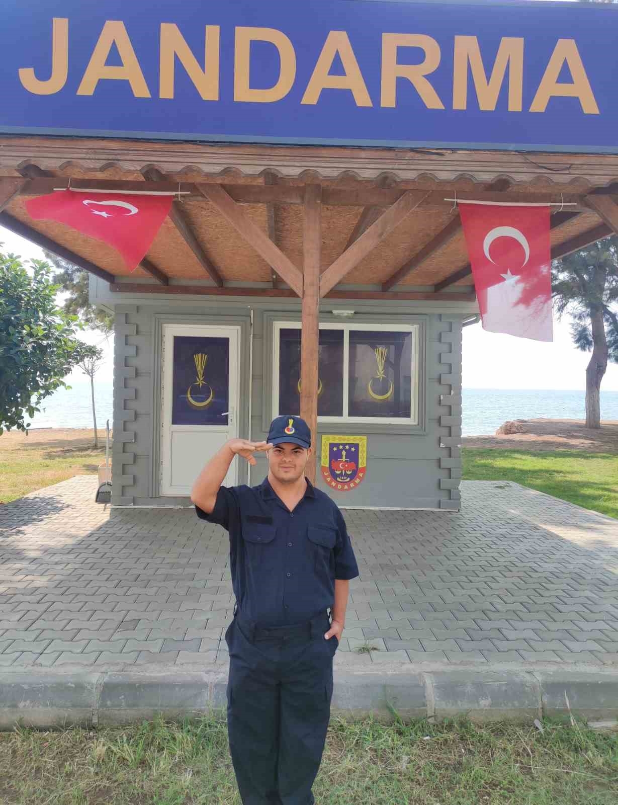 Umut'un jandarma olma hayali gerçekleştirildi