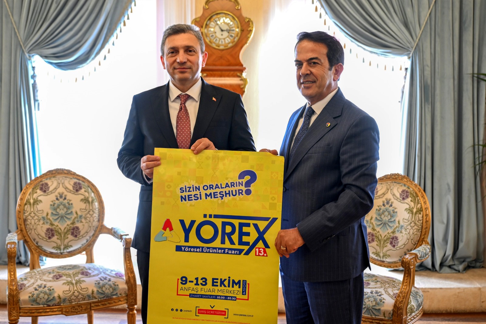 Vali Şahin ve Başkan Böcek'e YÖREX daveti
