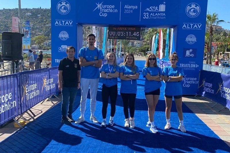 ALKÜ Alanya Avrupa Triatlon kupasında gönüllü oluyor