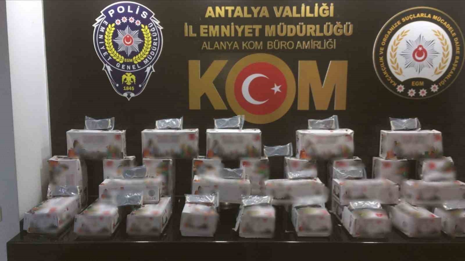 Antalya'da 4 ilçede kaçakçılık operasyonu