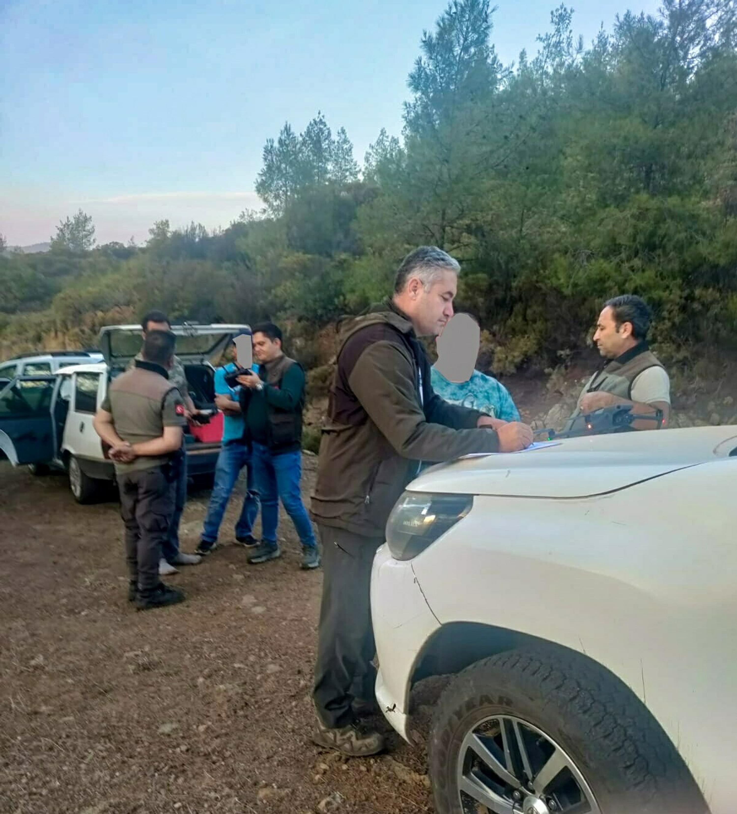 Dronla tespit edilen kaçak avcılara para cezası