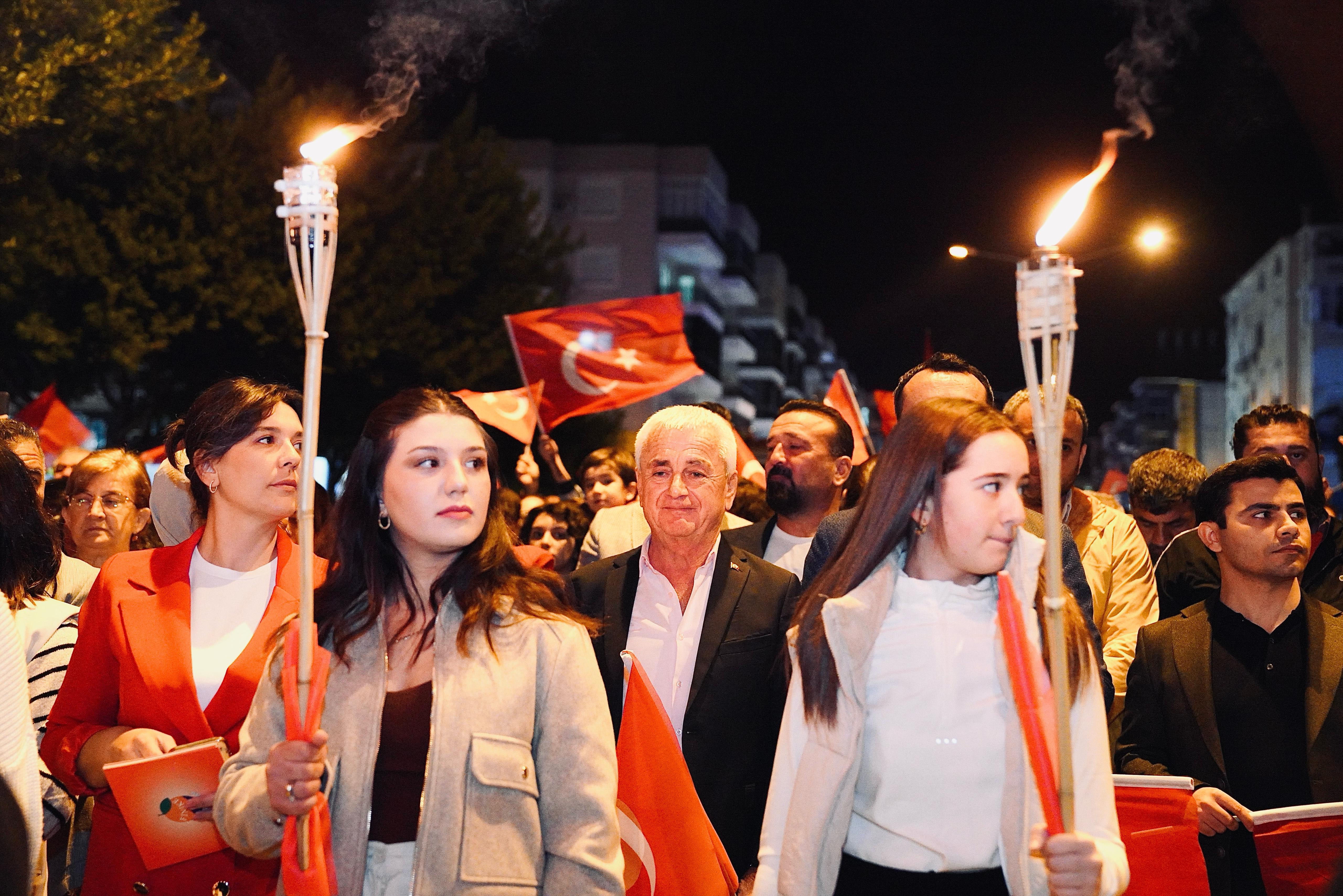 Finike'de cumhuriyet coşkusu