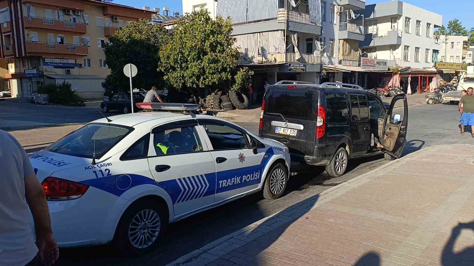 Kaza yapınca yakalandı