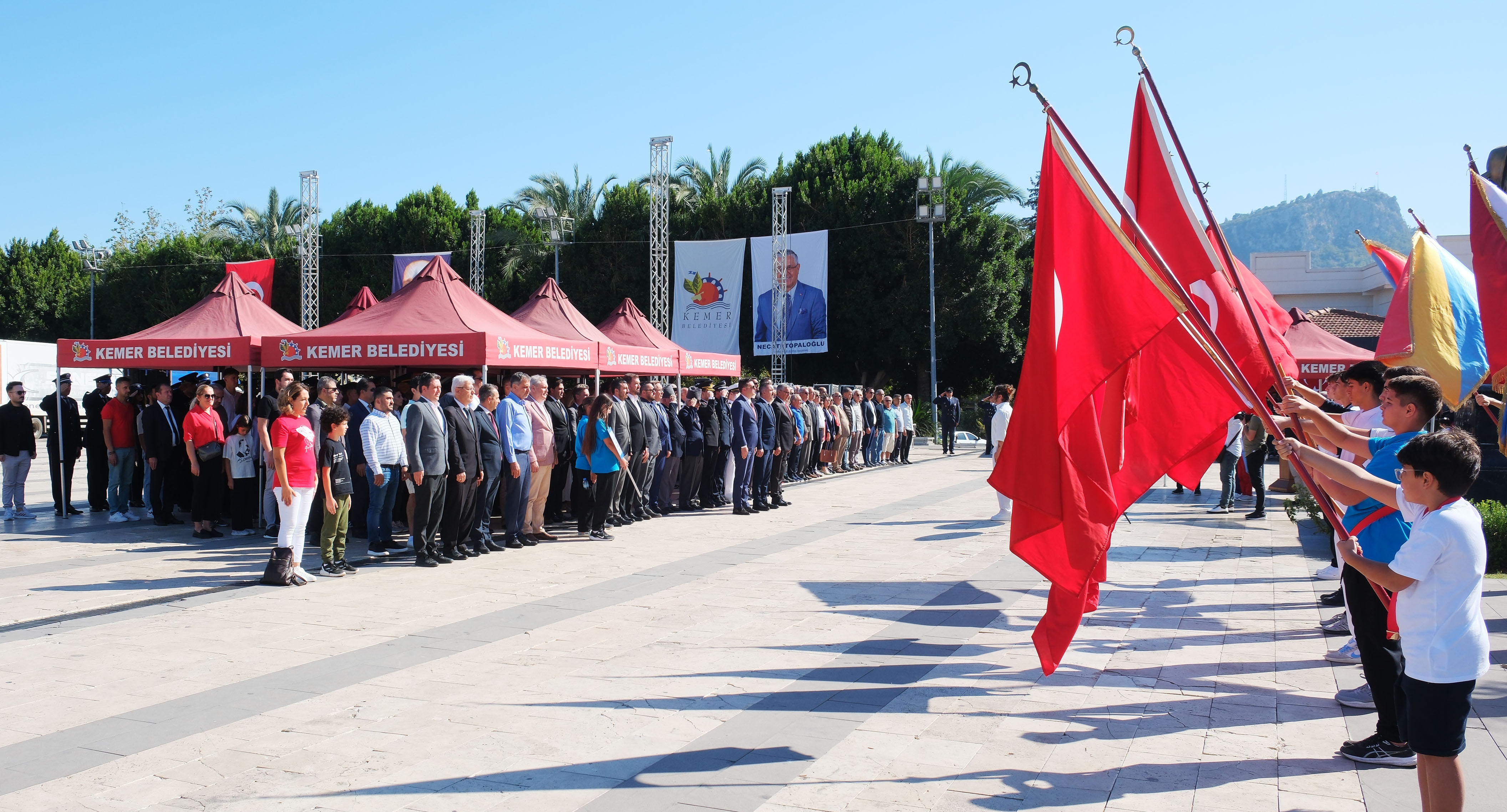 Kemer'de Cumhuriyet Bayramı kutlamaları