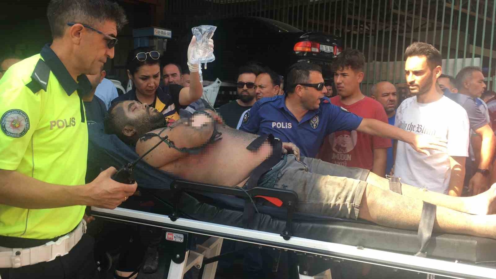 Mersin'de boya atölyesinde patlama: 1'i ağır 3 yaralı