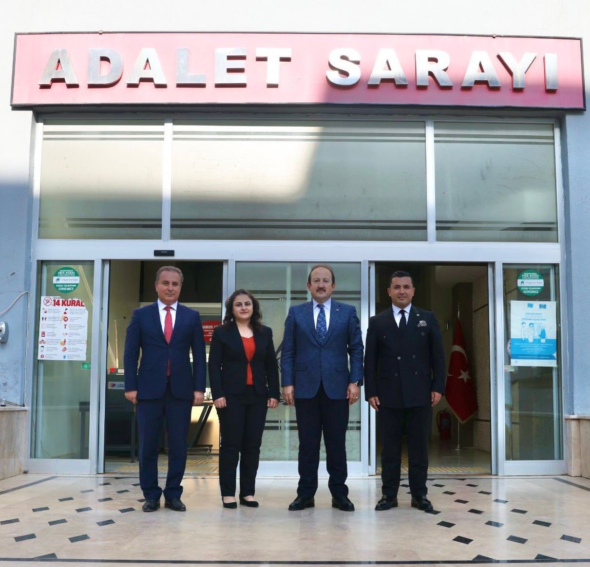 Vali Pehlivan, Anamur adliyesini ziyaret etti