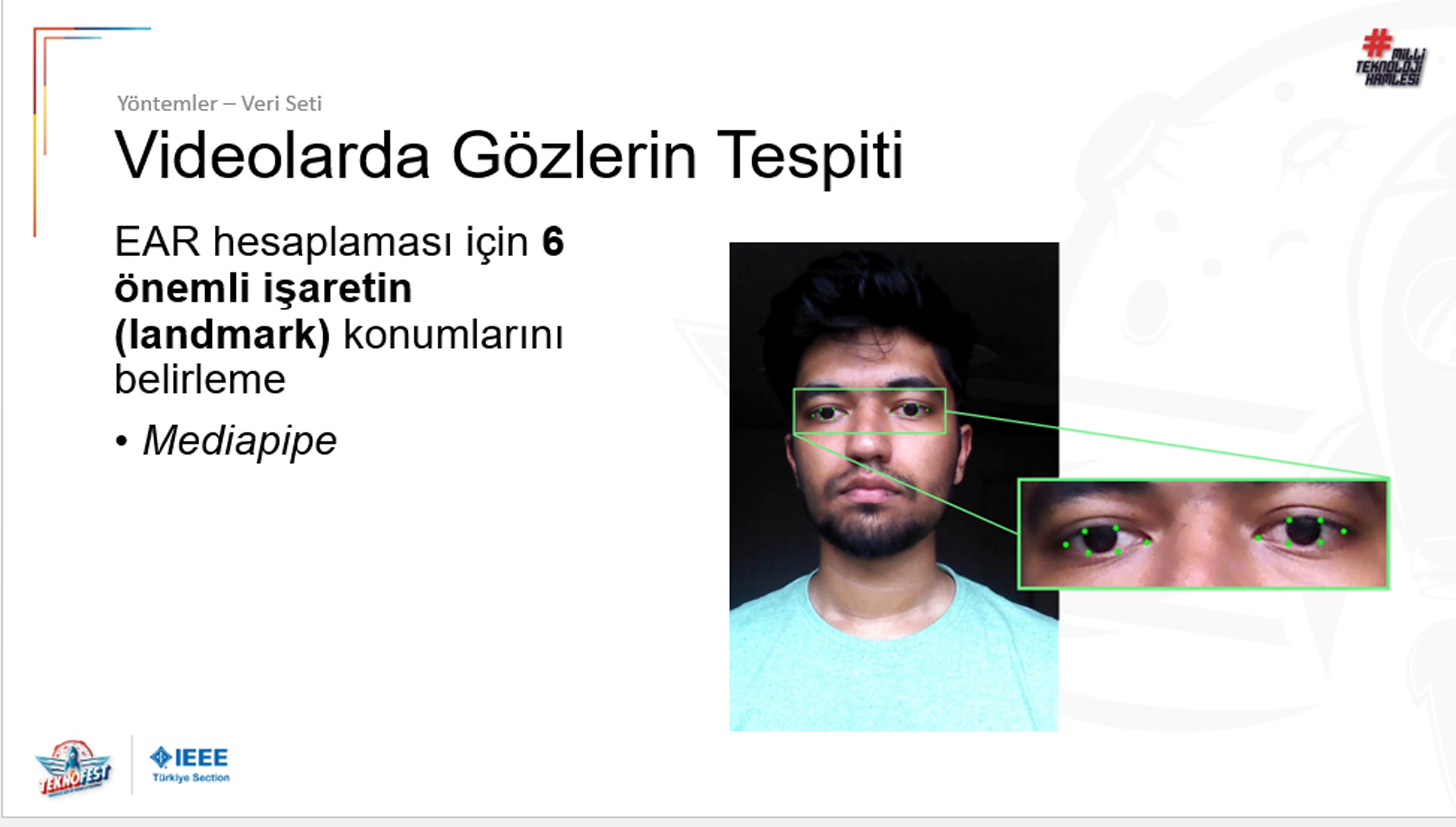 Yapay Zeka temalı Uykulu sürüşü önleyecek proje