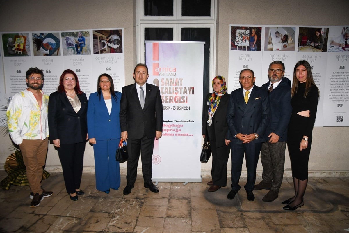 3. Arnica ArtLand Sanat Çalıştayı Sergisi açıldı