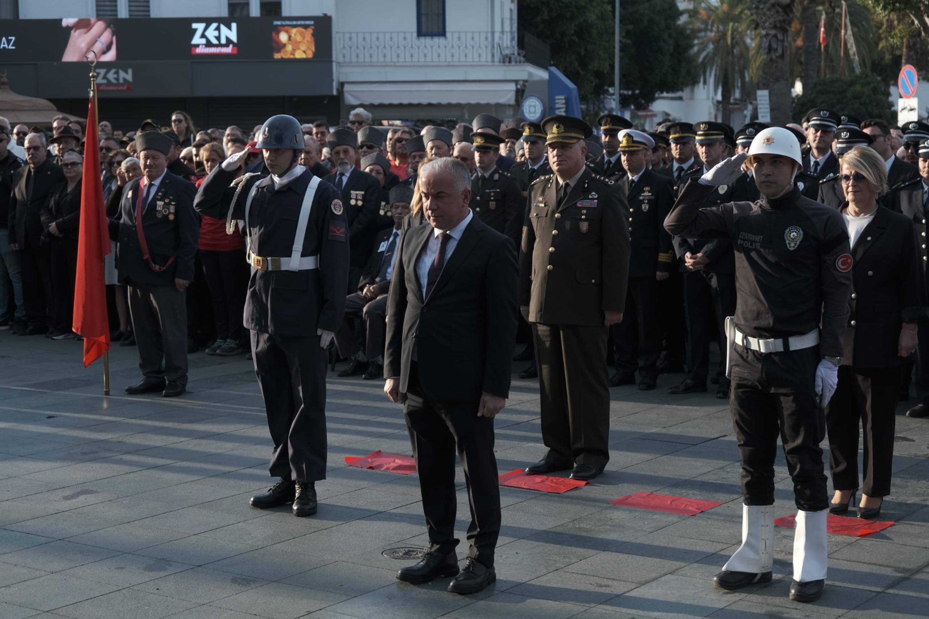 Atatürk Bodrum'da anıldı