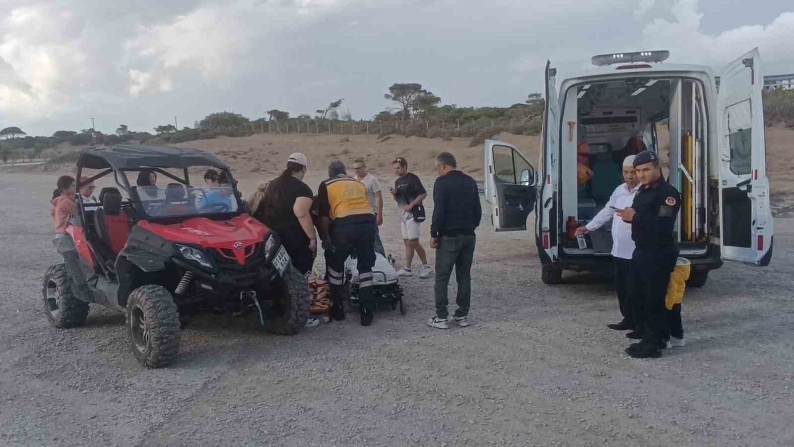 ATV ile drift atarken kaza yapan İngilizler, görüntü alan gazeteciye saldırdı