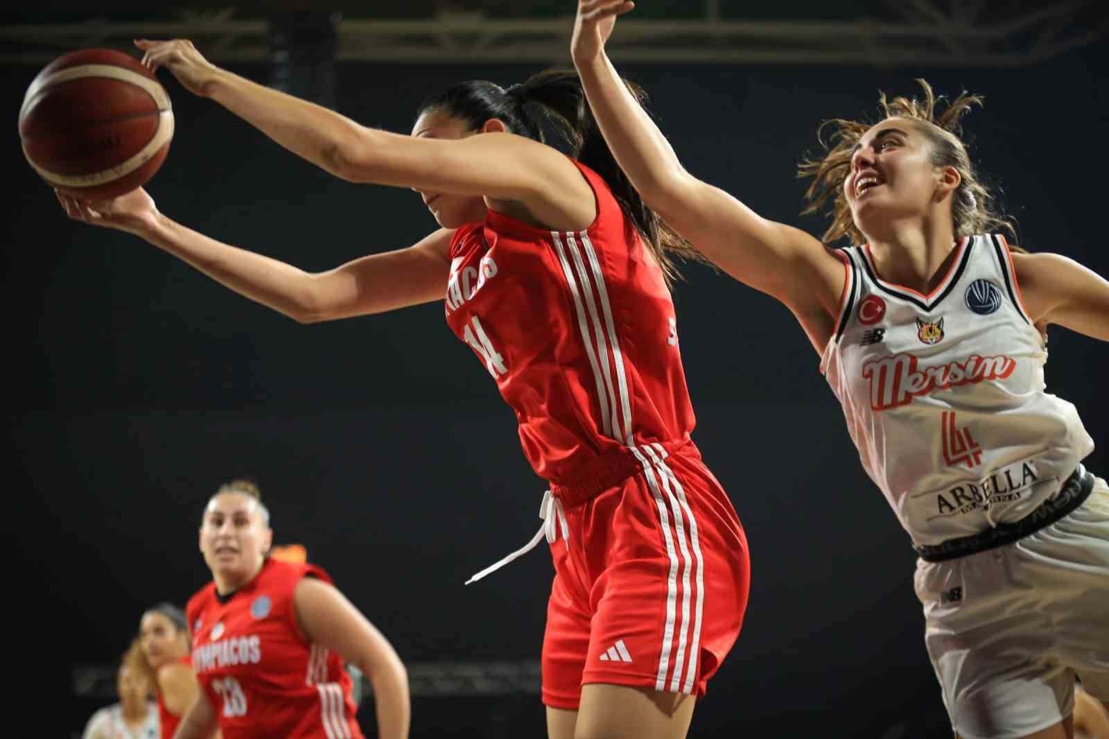 FIBA Kadınlar Euroleague: ÇBK Mersin: 87 - Olympiakos: 58