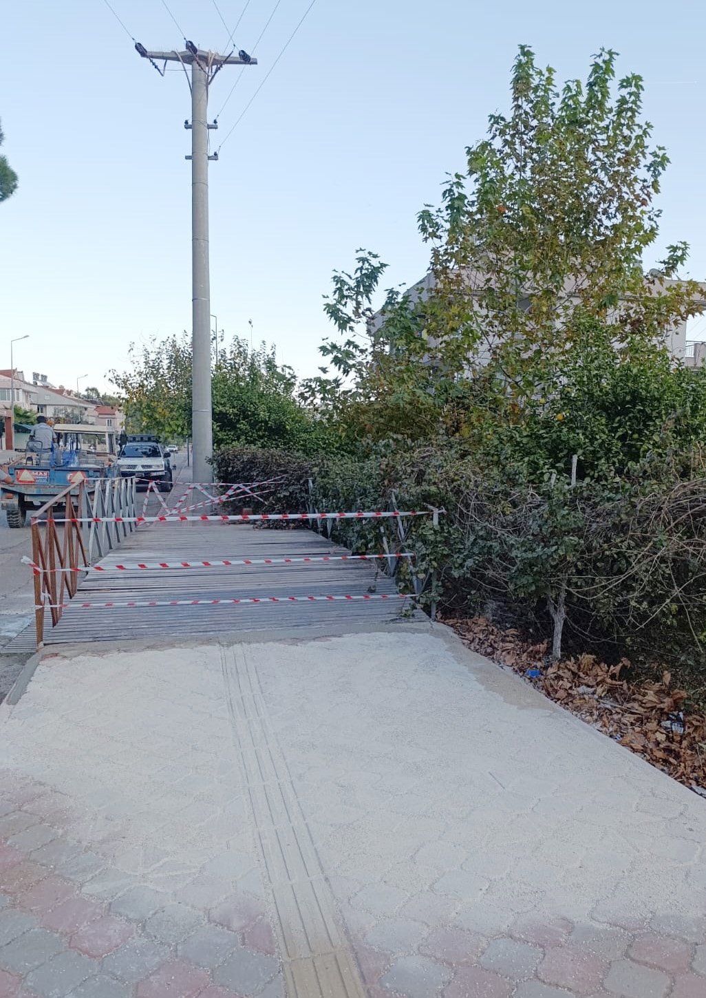 Kemer'de altyapı çalışmaları