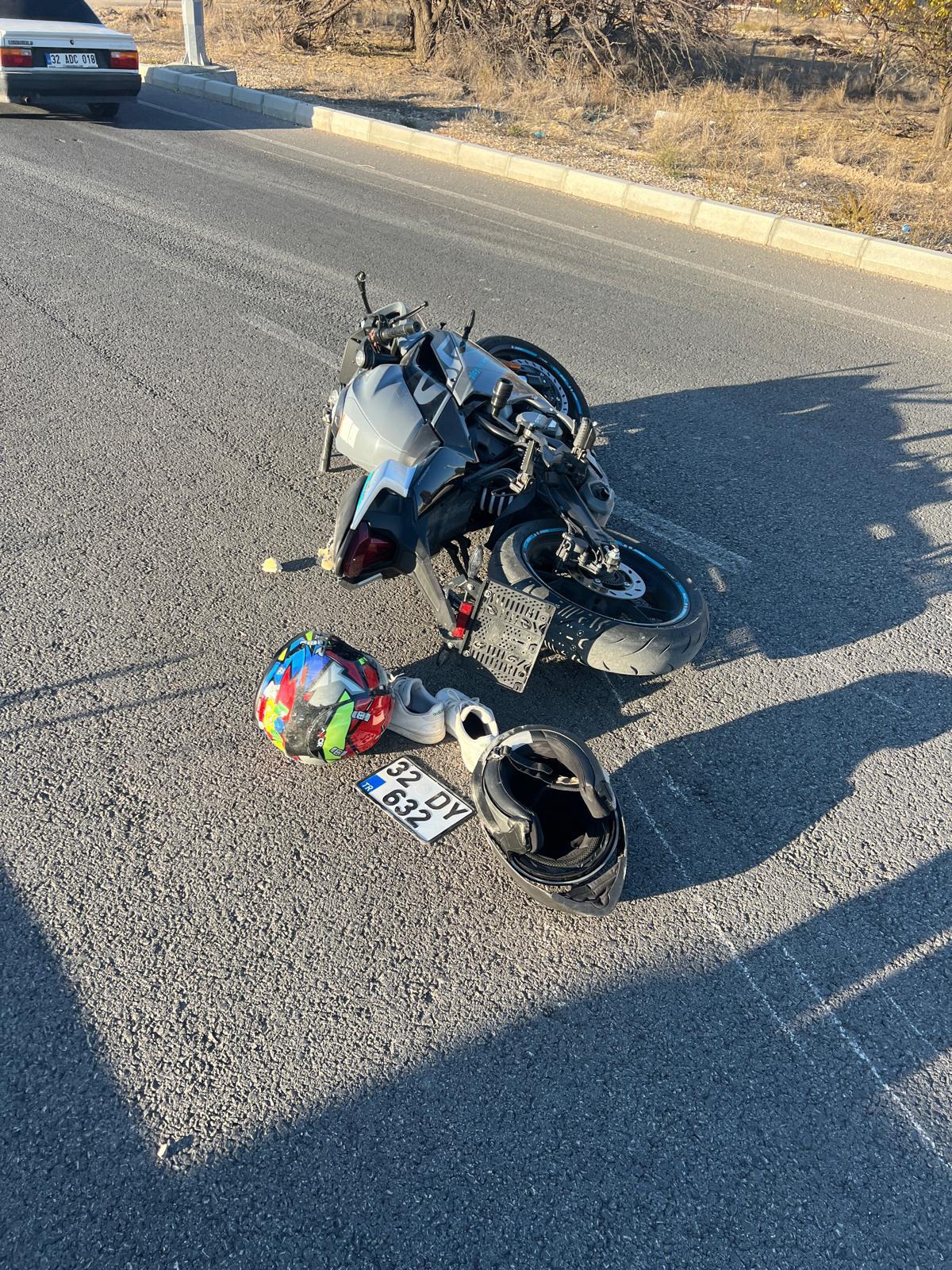 Motosiklet sürücüsü hayatını kaybetti