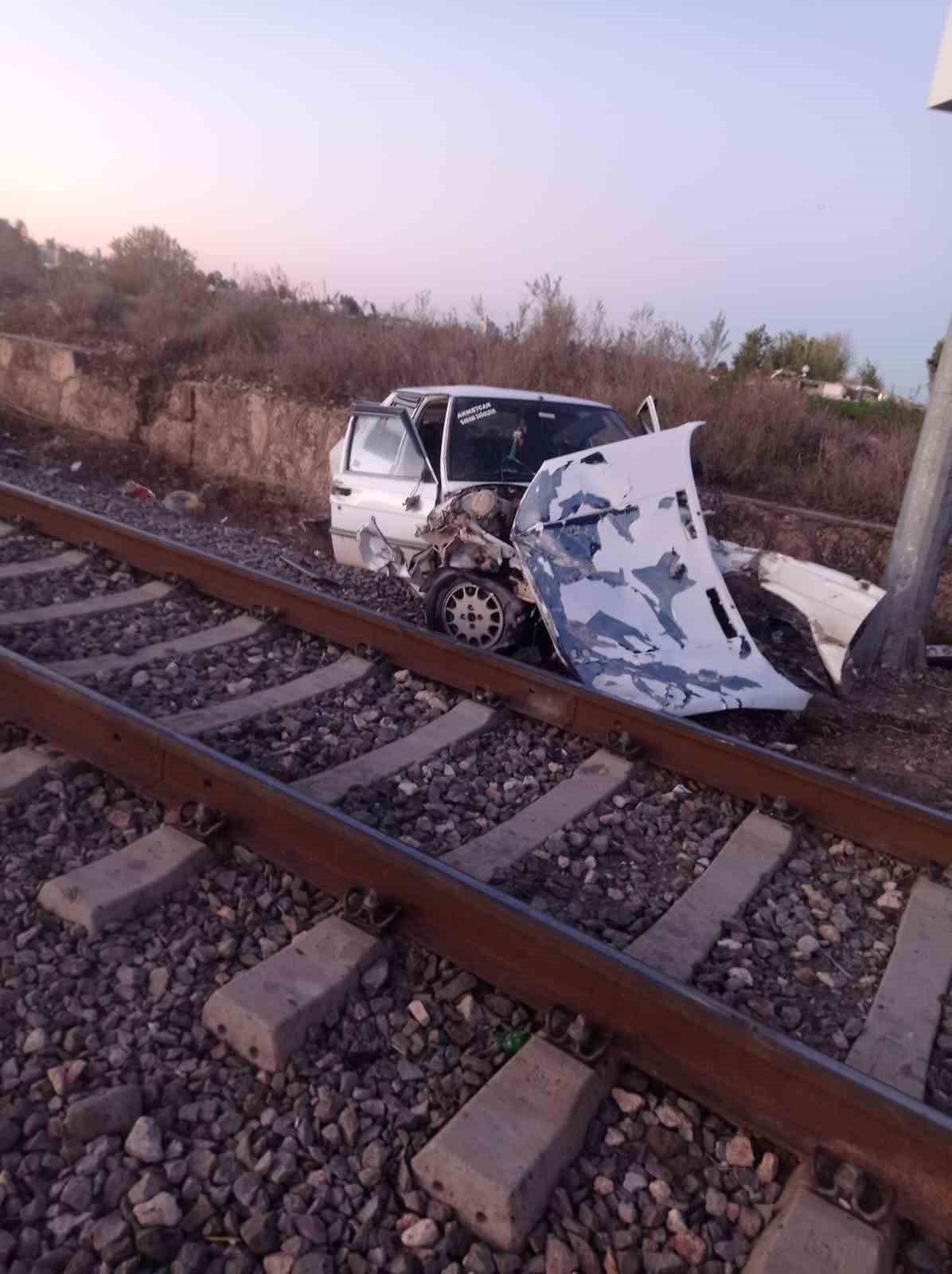 Tarsus'ta tren kazası: 1 yaralı