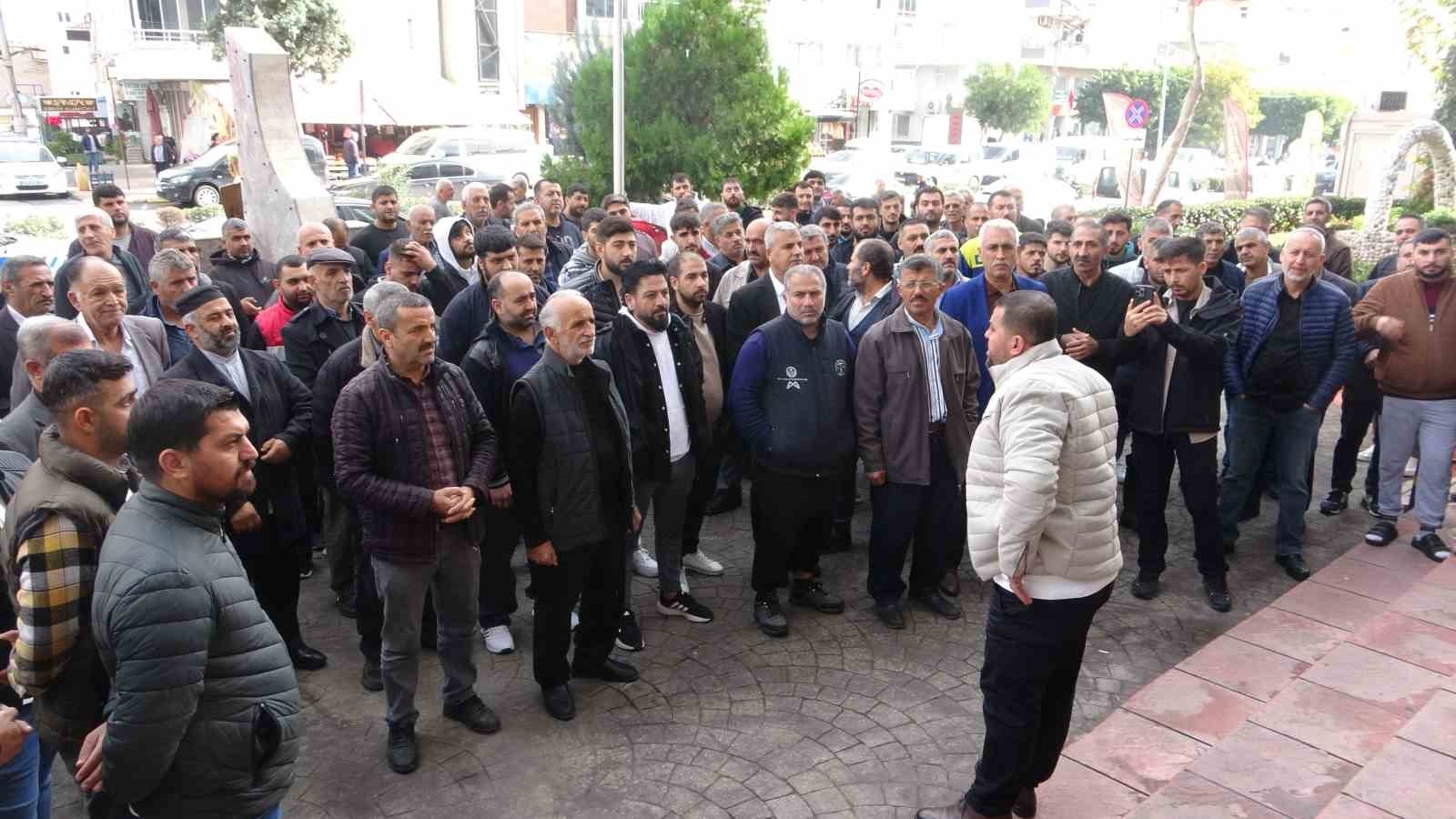 Toroslar Belediyesine esnaf tepkisi