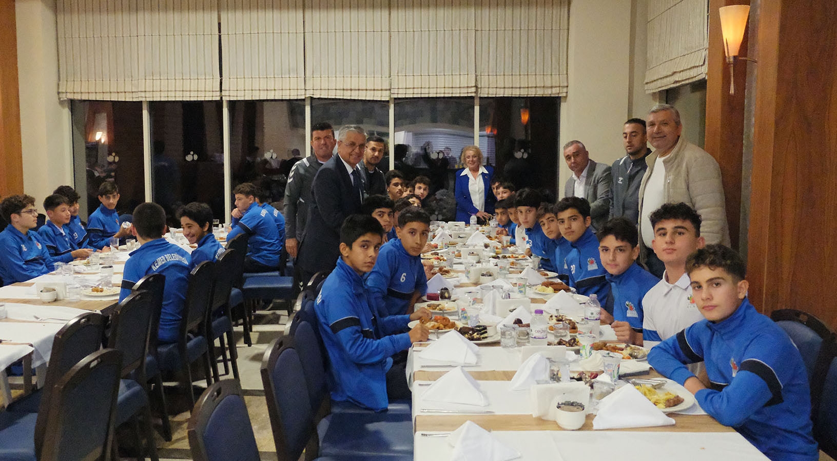 Futbolcularla motivasyon yemeği